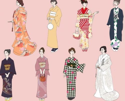 Áo Kimono là trang phục truyền thống của đất nước Nhật Bản